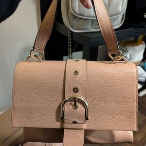 Henri Bendel Blush Structured Hand With Crossbody Strap NWT